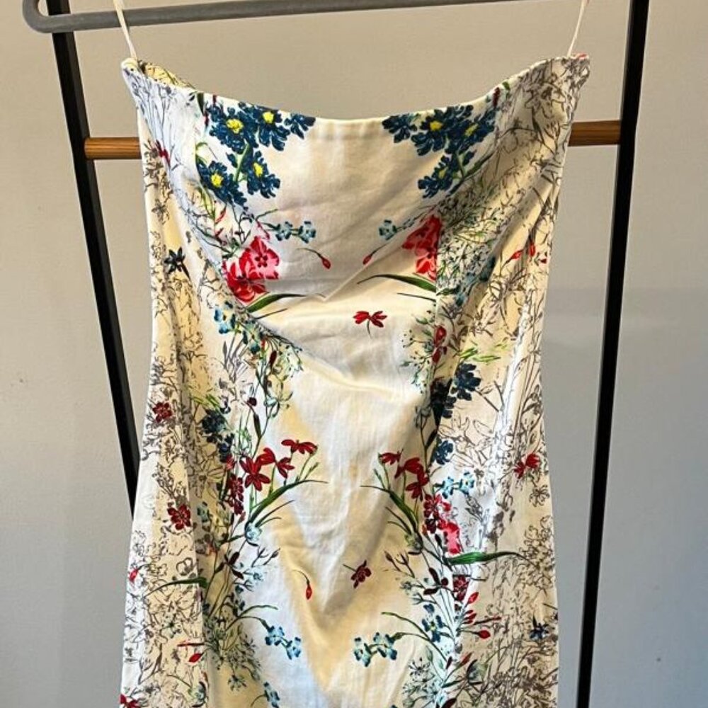Zara flower print dress